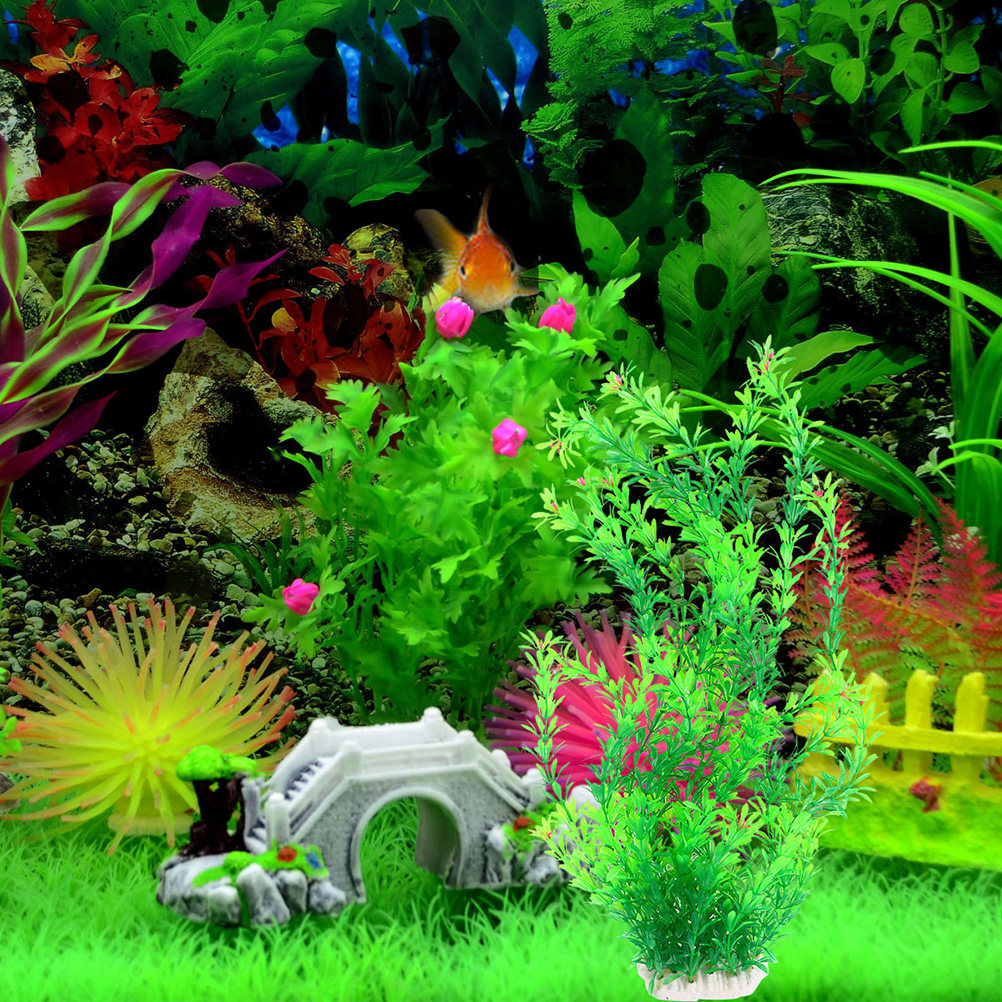 Non Planted Aquarium Fish - 70 cm kunstplanten voor aquariums, nep