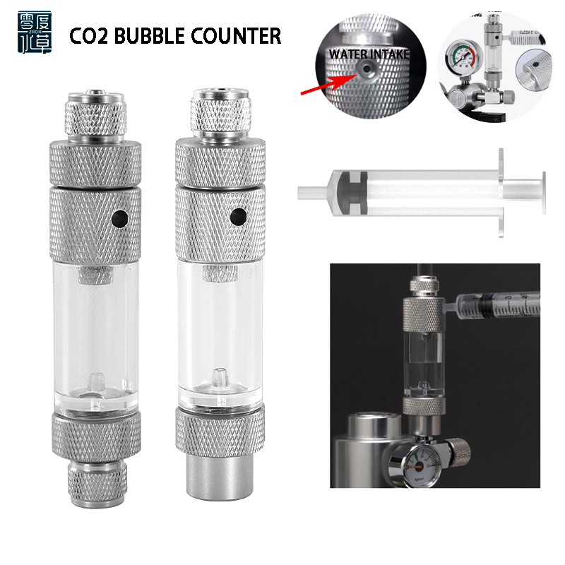 Planted Aquarium Accessories - Aquarium CO2-belletjesmeter, waterinjectieversie, CO2-regelaar, generator reactiesysteem,