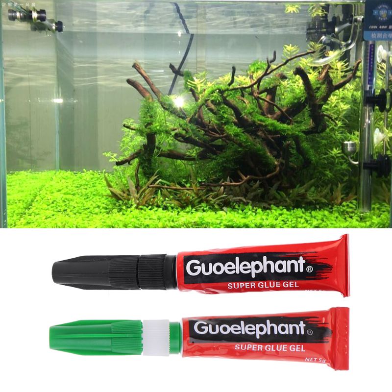 Aquarium Plant Glue Gel - Aquarium Moslijm 5g Gel Direct Drogen
