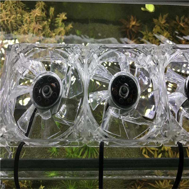 Planted Aquarium Water Temperature - 110V ~ 240V Transparante koelventilator Mini