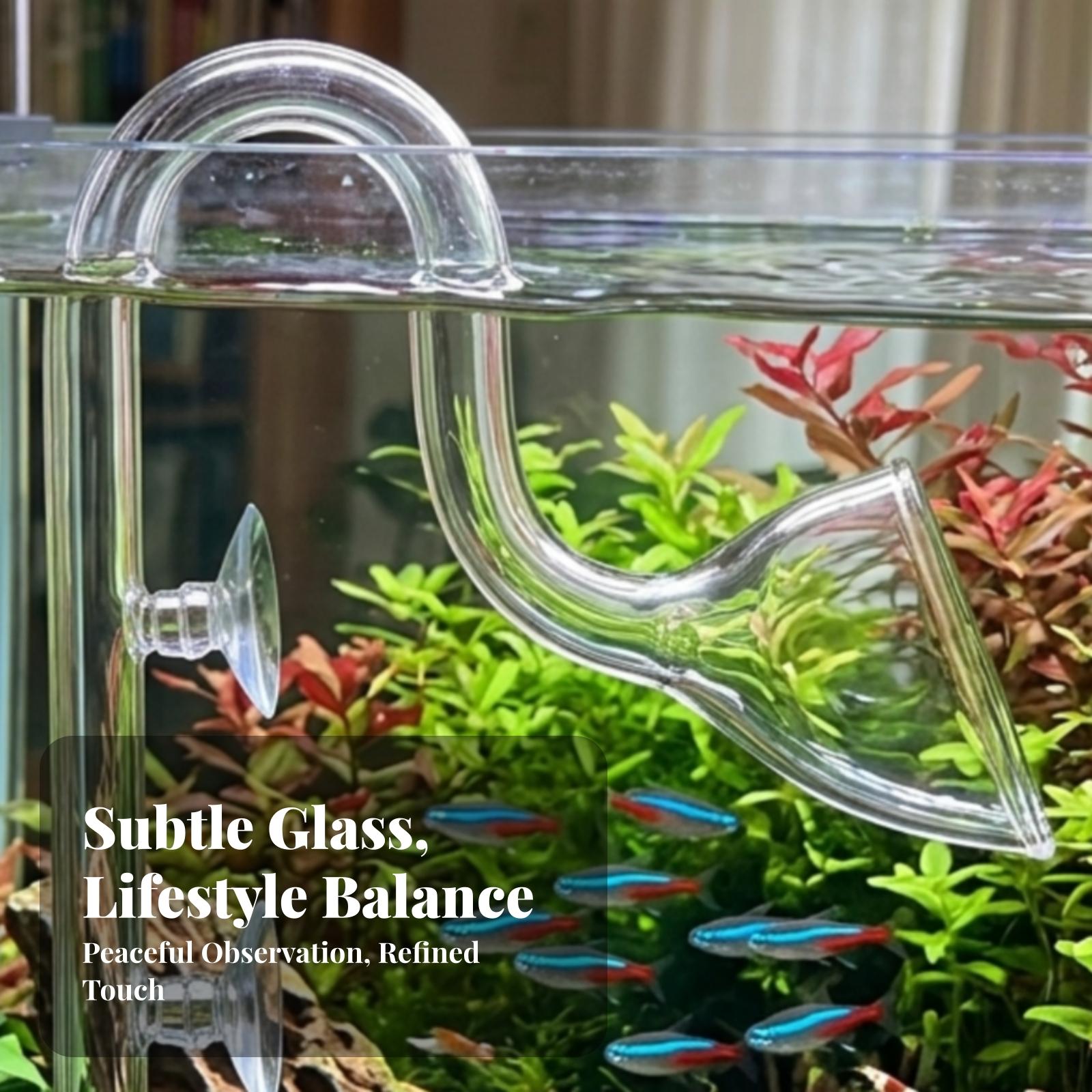 Aquarium Planted Tank - Aquariumfilter Inlaat en Uitlaat Transparante Aquarium