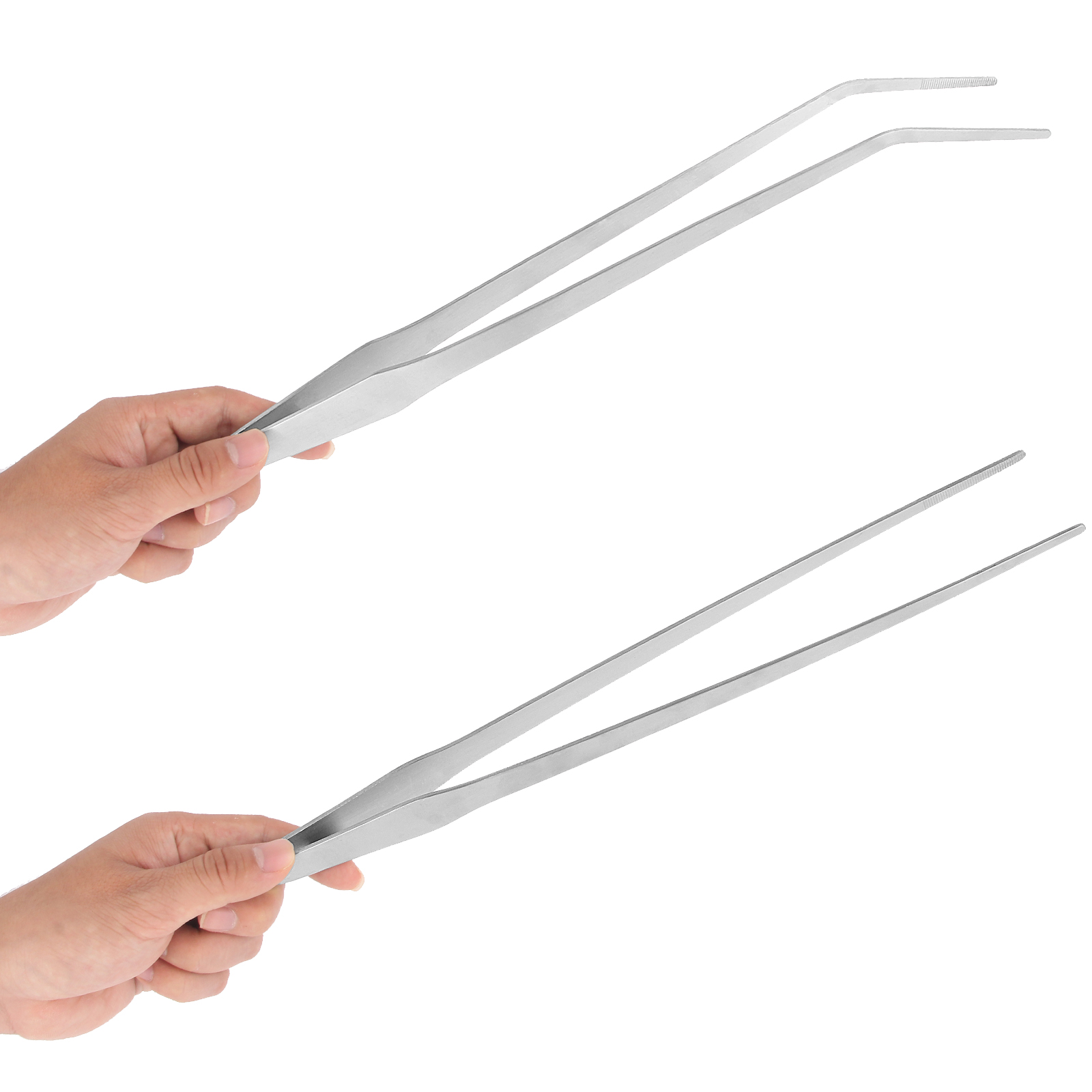 Planted Aquarium Tools - FEITA Lange roestvrijstalen pincet, aquariumgereedschap voor
