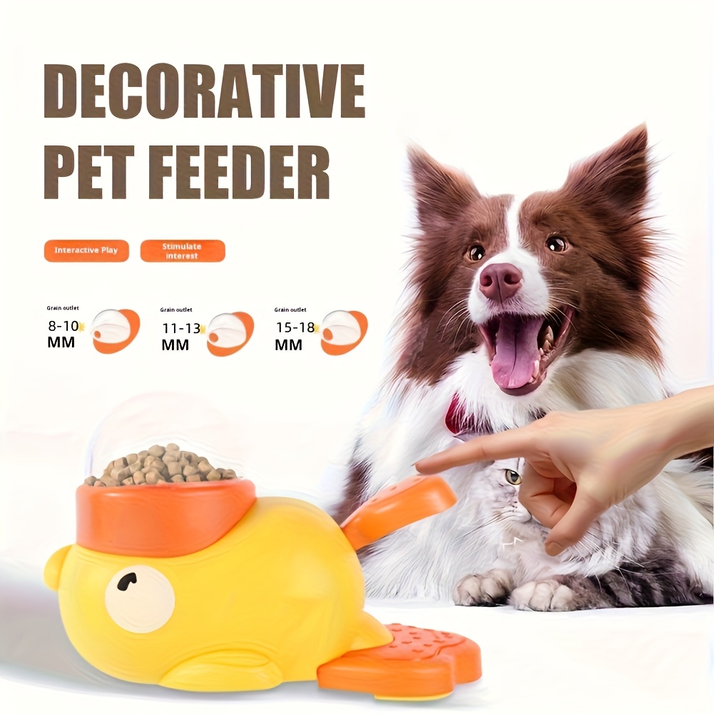 Royal Canin Food Medium - Slowfoodbak voor huisdieren, eendvormige hondensnackdispenser, interactieve