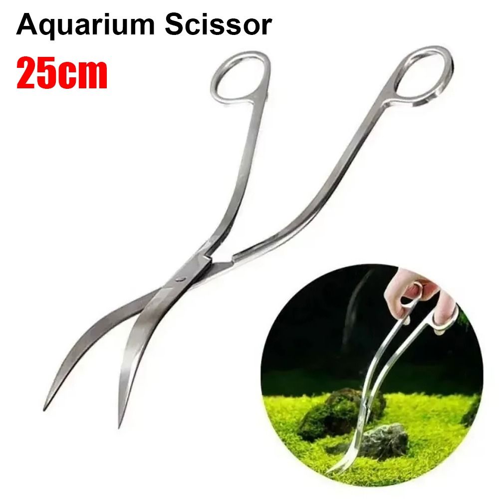 Planted Aquarium Tools - 1 Stuks RVS Aquarium Schaar Recht