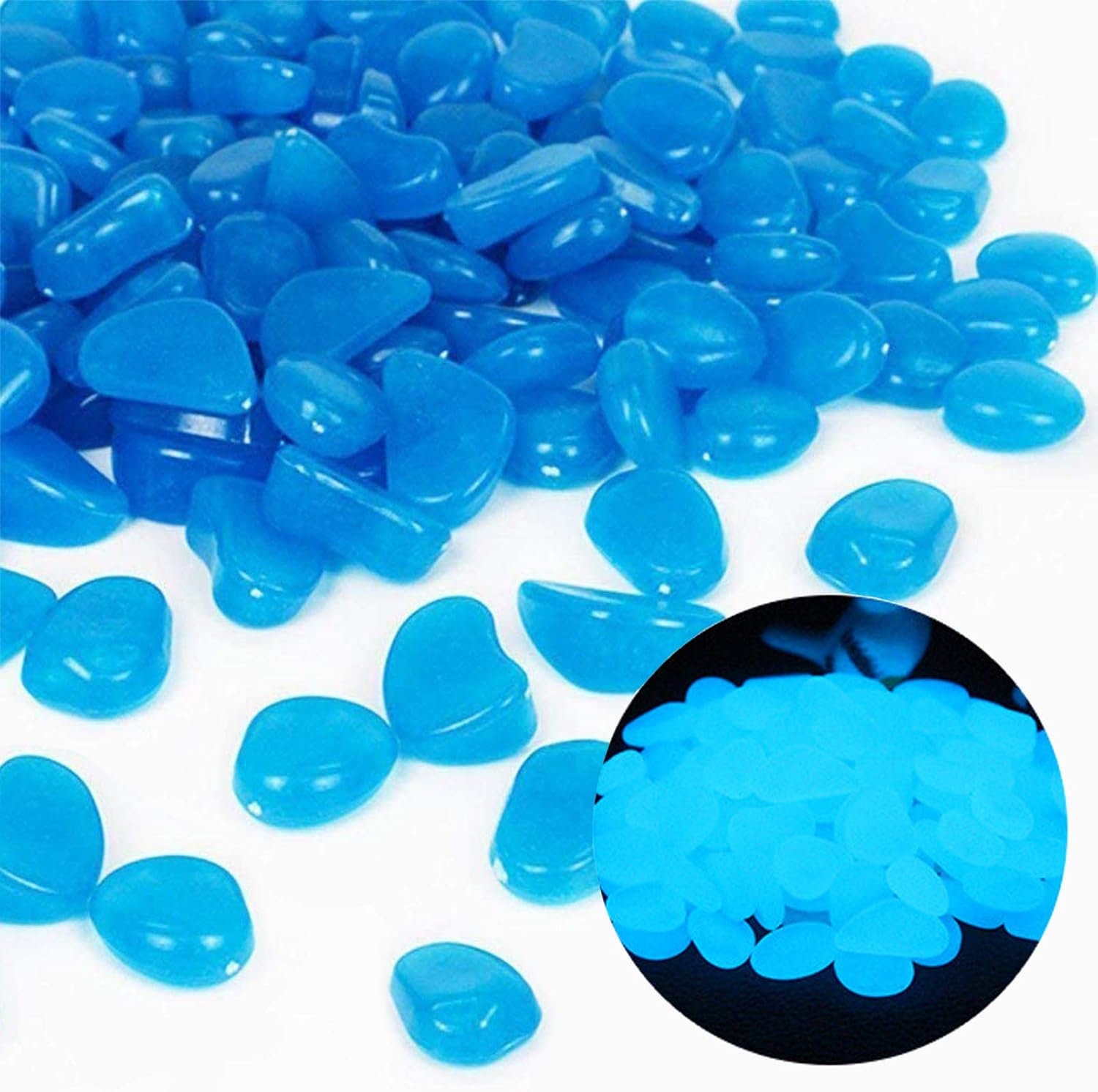 Planted Aquarium Parameters - Aquarium Rotsen Glow Blue Kiezels voor