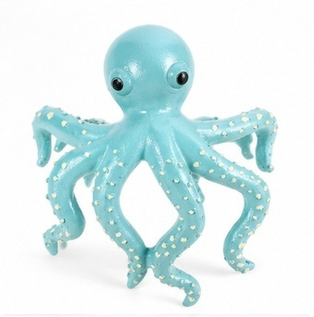 Aquarium Plant Octopus - Klimmende Octopus Hars Miniatuur Sculptuur Schattige