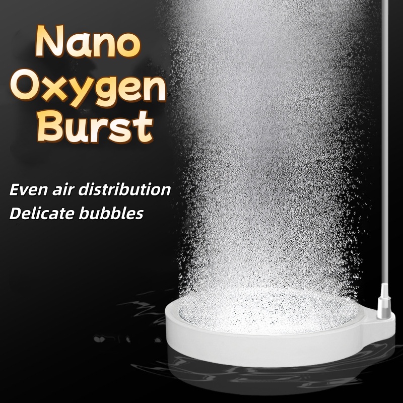 Planted Aquarium Accessories - Luchtsteen Zuurstofdiffusor voor Aquarium Schijf Bubbeldiffusor