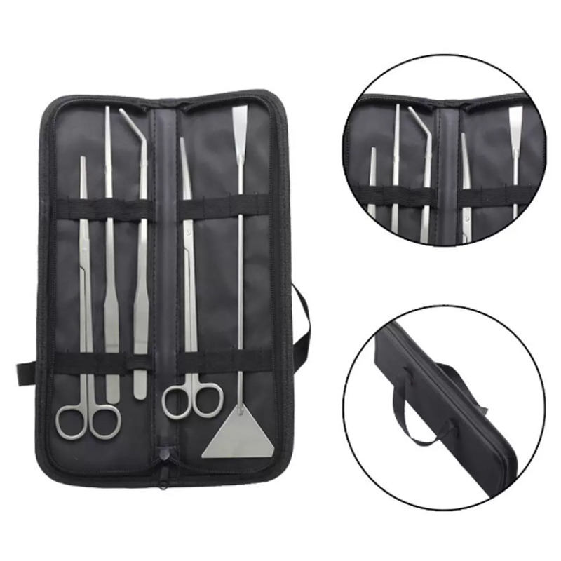 Planted Aquarium Maintenance Kit - Aquariumreinigingsgereedschapset, golfschaar, pincet, waterplanten- en gras-trimmer,
