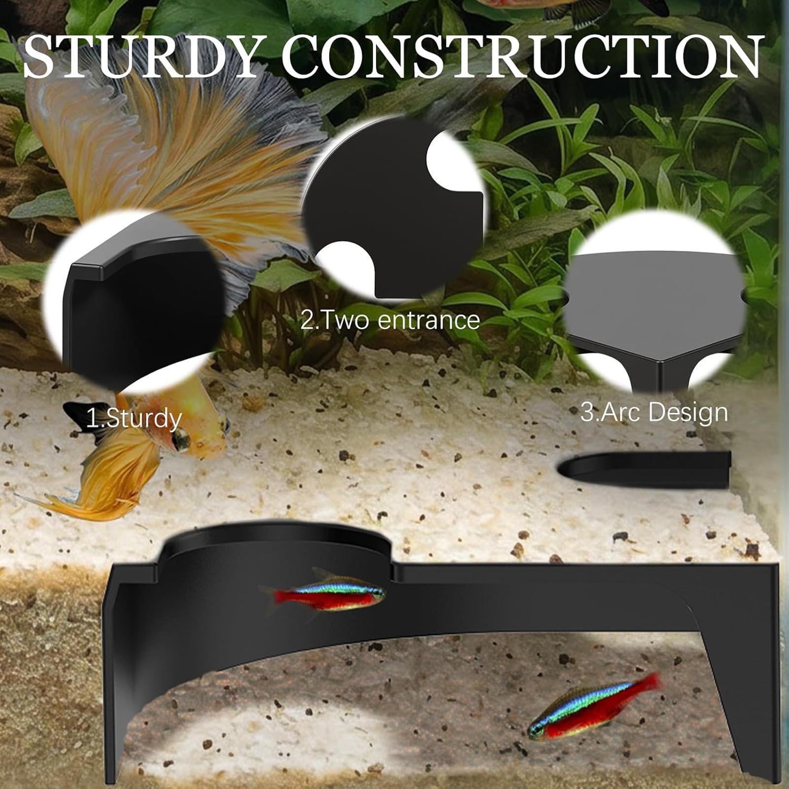 Aquariumgrot Hoek Kleine Dubbe - Non Planted Aquarium Fish recensie en prijs