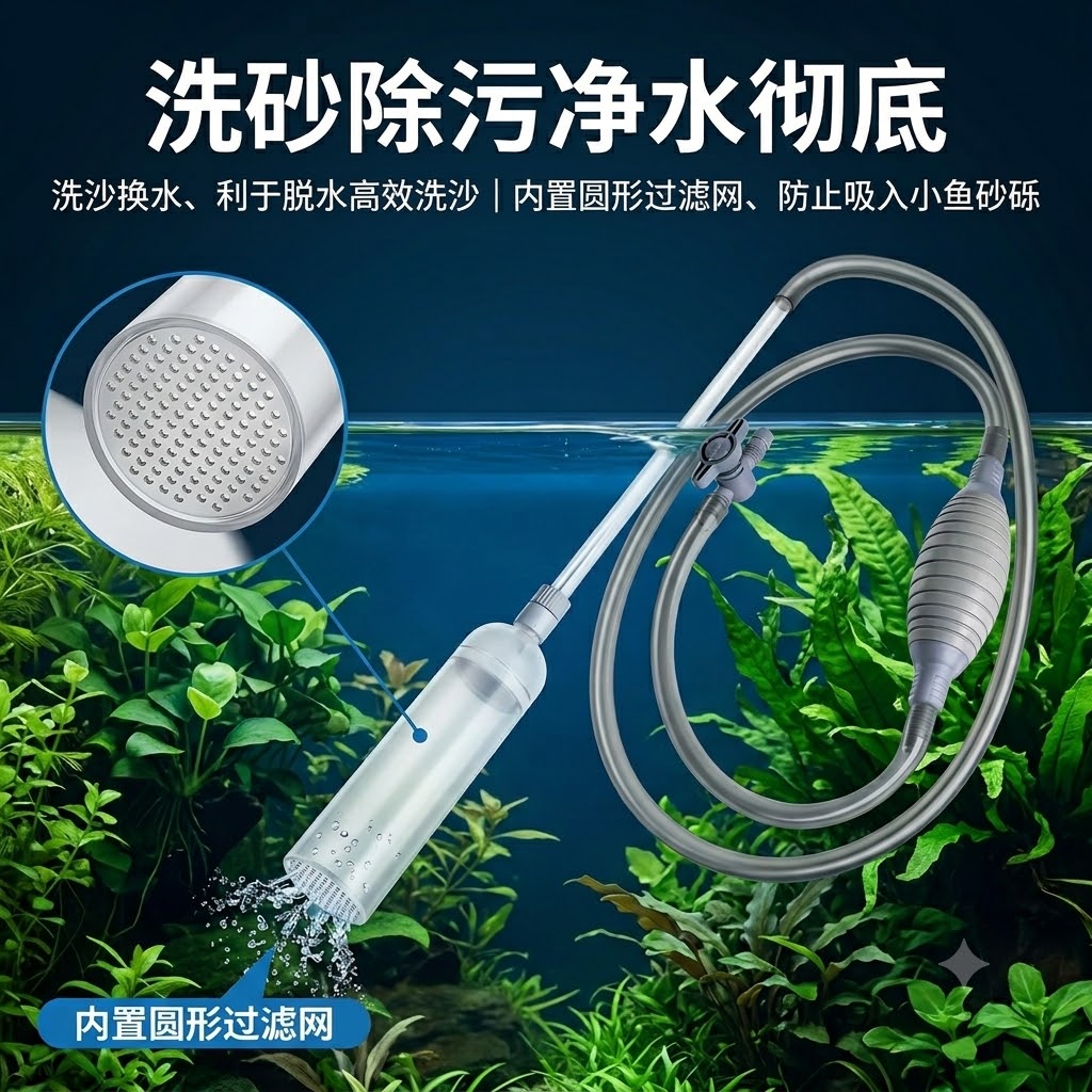 Aquariumsifon, handmatige wate - Planted Aquarium Maintenance Kit recensie en prijs