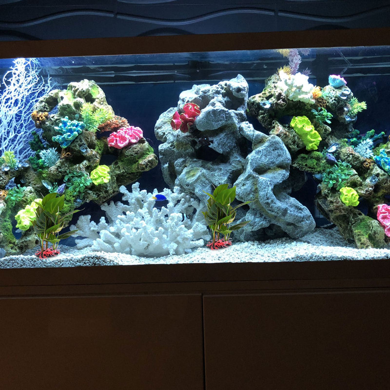 Levensechte kunstmatige groene - Non Planted Aquarium Fish recensie en prijs