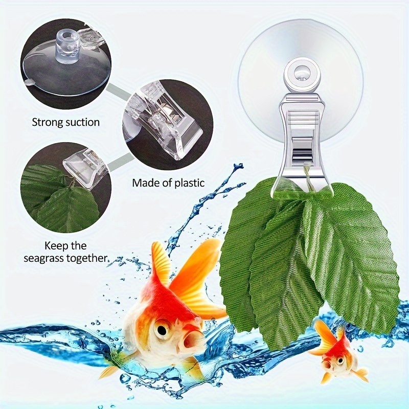 8 stuks Vis Zeewier Clip Plant - Planted Aquarium Accessories recensie en prijs