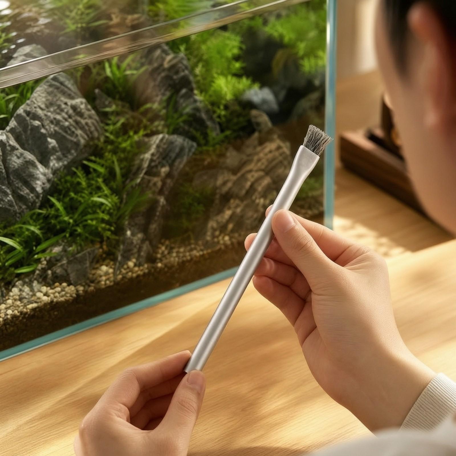 Aquarium-algenborstel van roes - Non Planted Aquarium Fish recensie en prijs