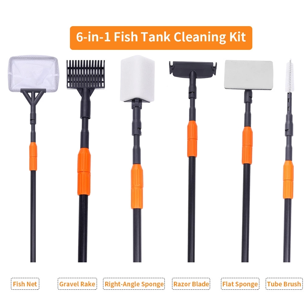 6-in-1 aquariumreinigingsset:  - Planted Aquarium Maintenance Kit recensie en prijs