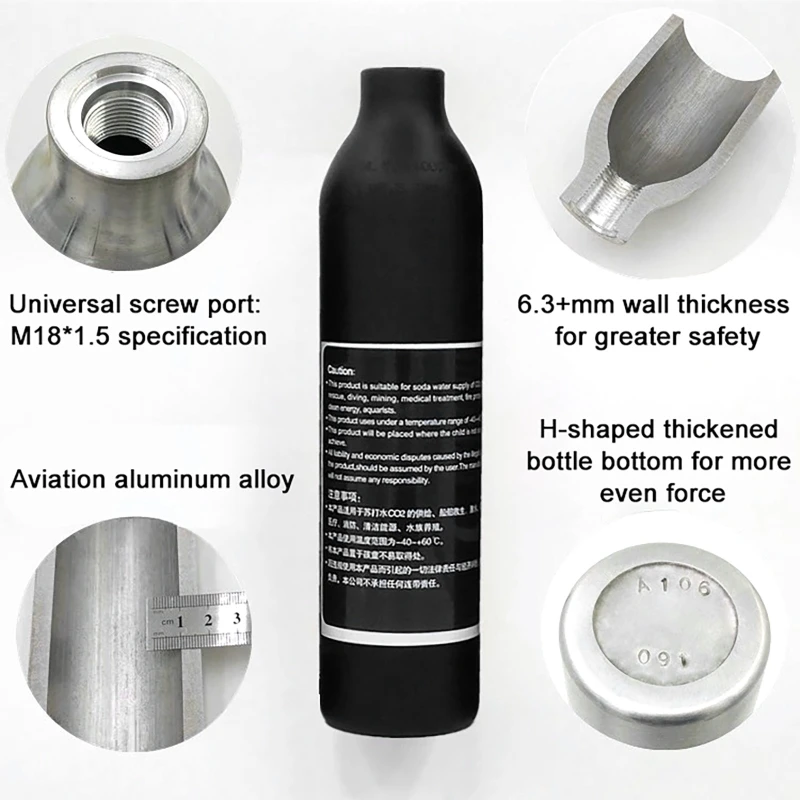Hogedruk Fles Draad M18 * 1.5  - Planted Aquarium Parameters recensie en prijs